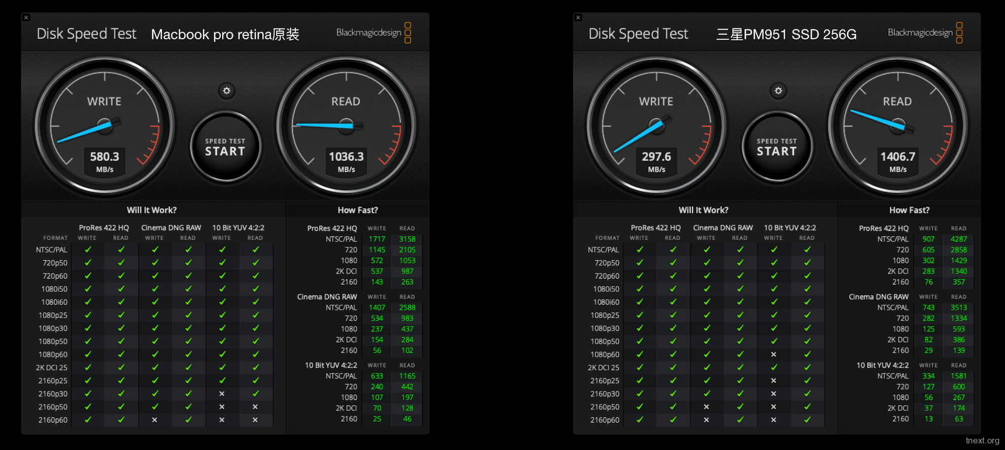 三星PM951型号SSD(256G)不适合为Macbook pro存储升级, MatrixInfo